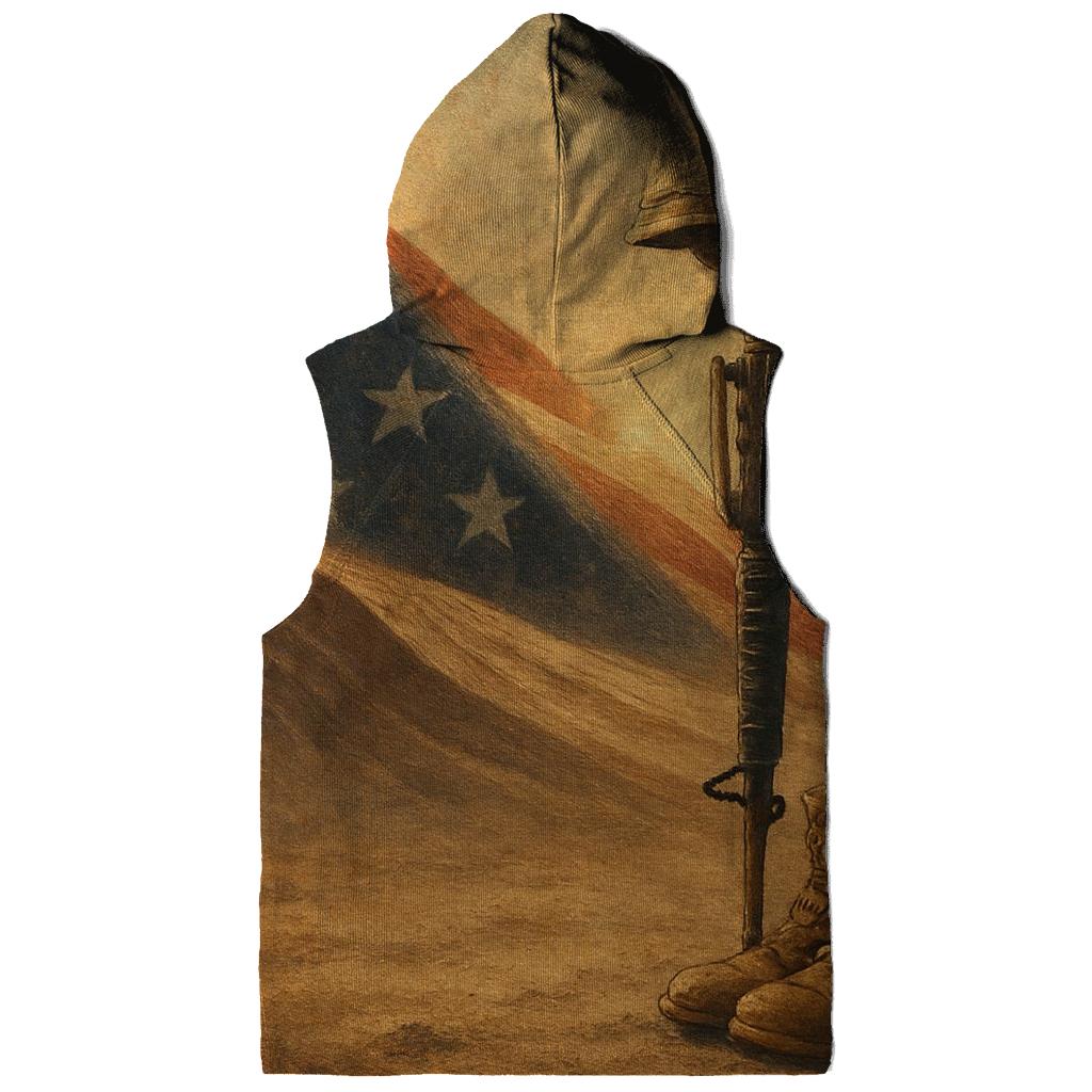 Desert Crosswind Flag Of Sand And Steel premium hoodies