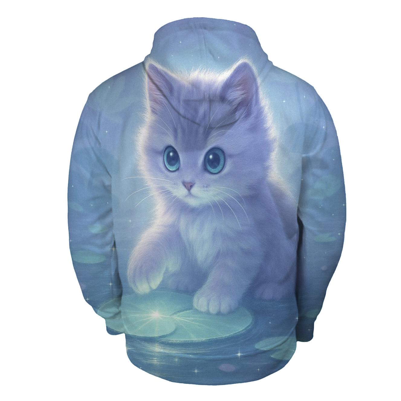 Moonlit Purrlily Lagoon custom hoodies