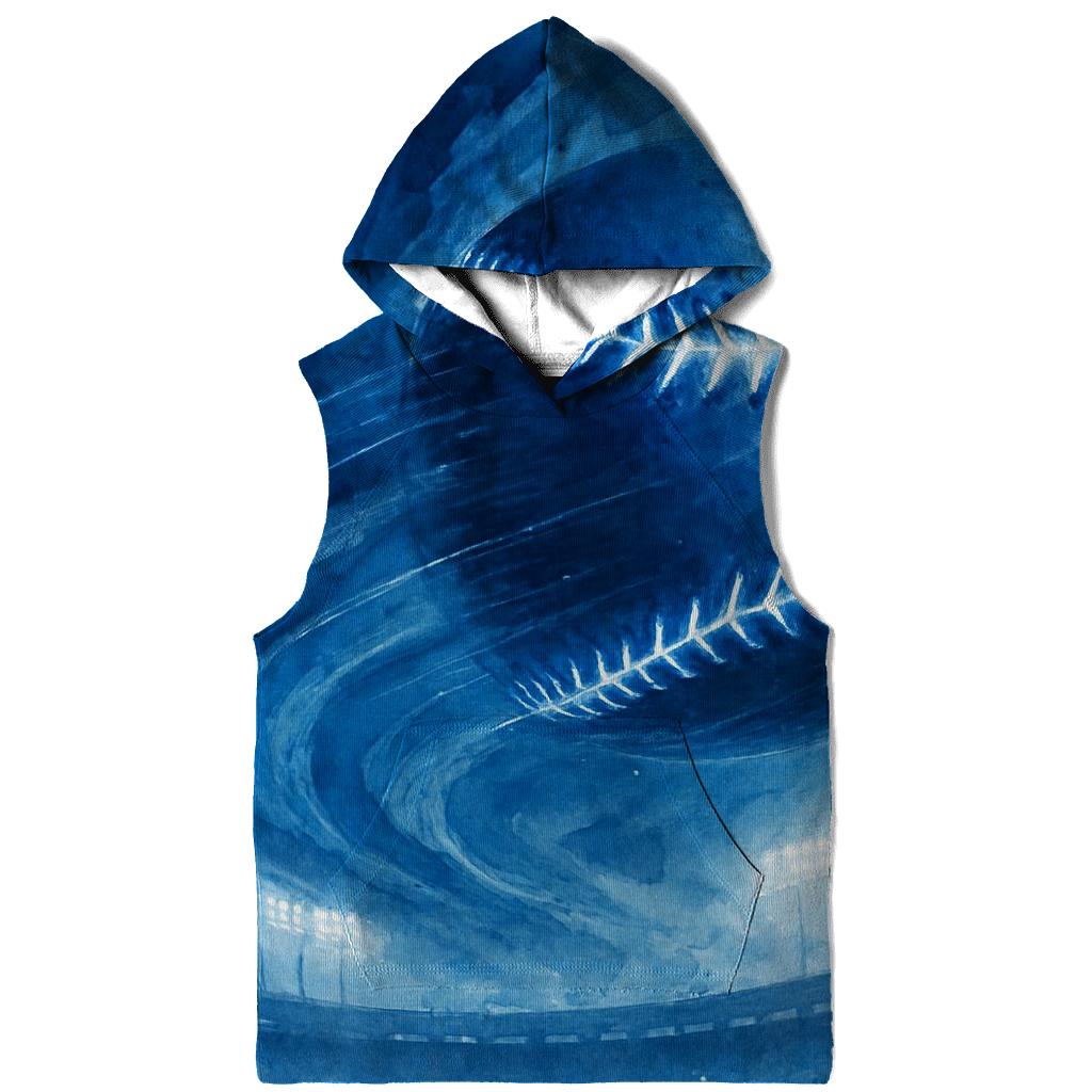 Midnight Curveball Through Cloud Canyon graphic hoodies