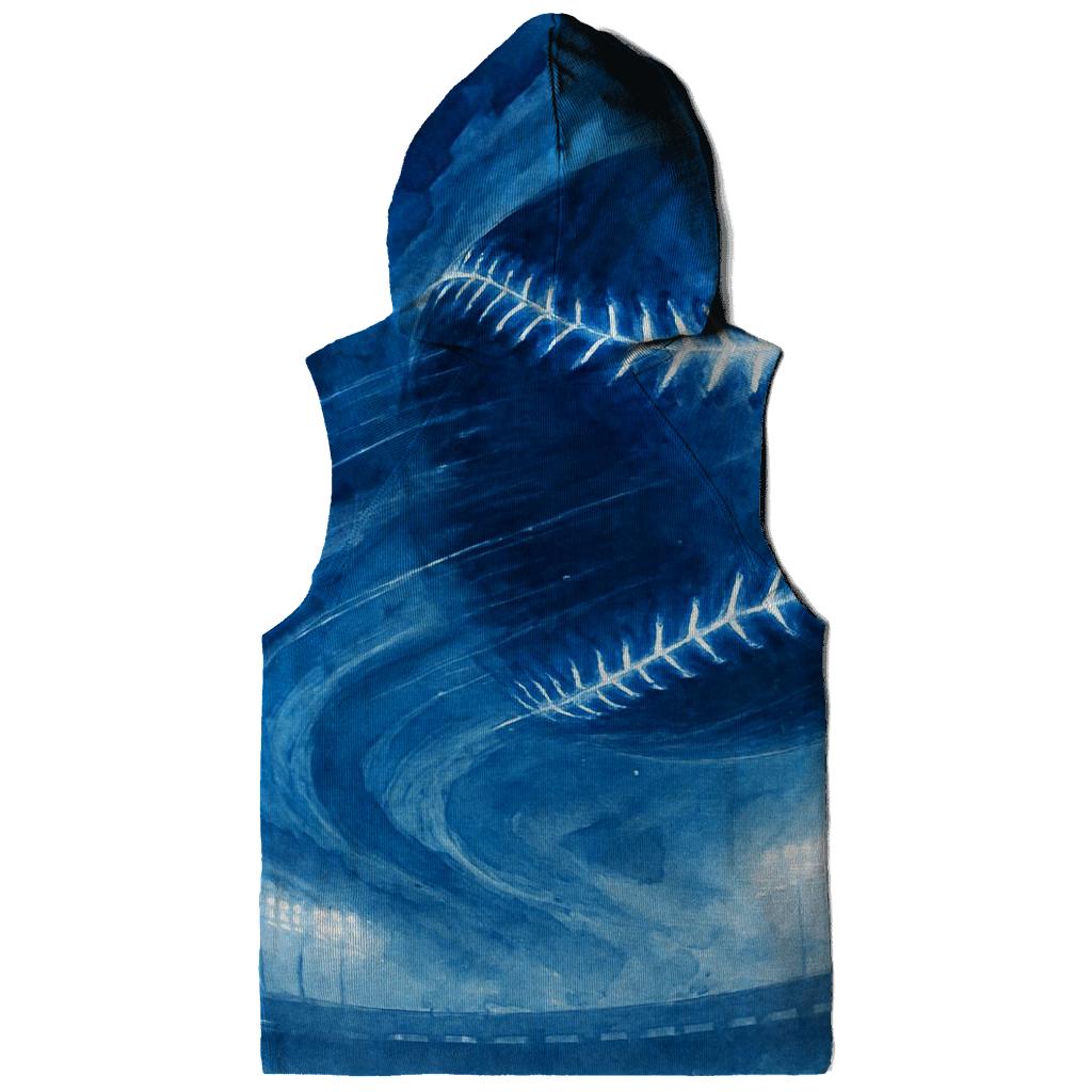 Midnight Curveball Through Cloud Canyon graphic hoodies