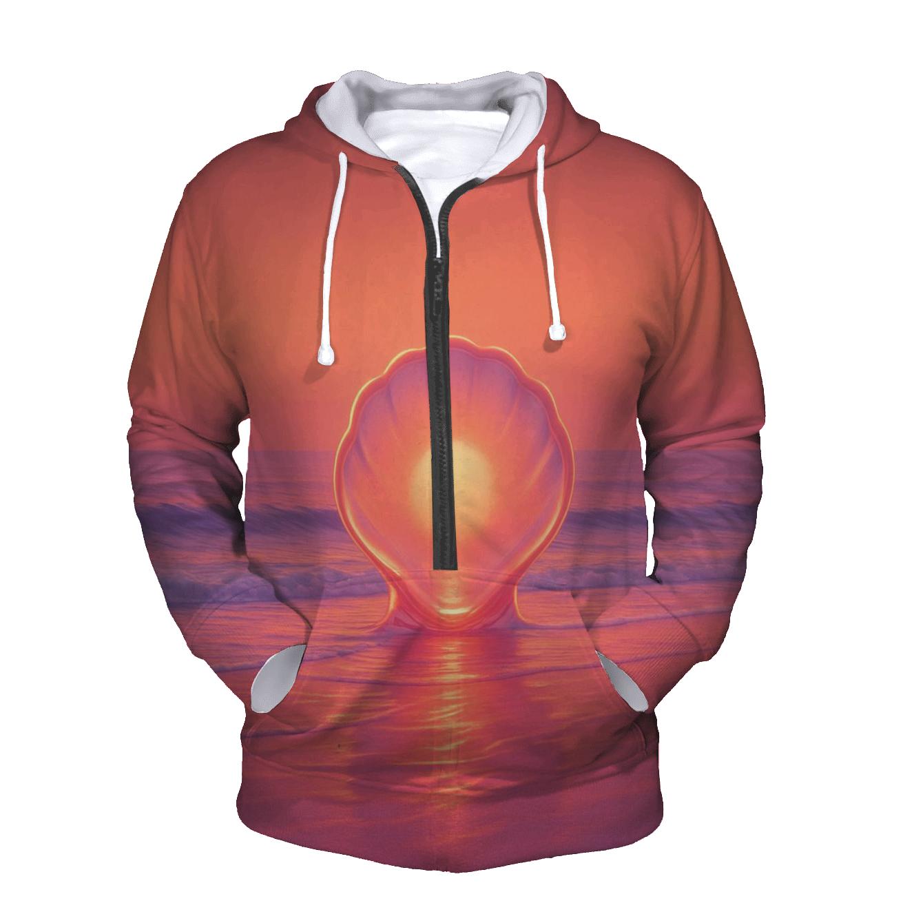 Tideglass Horizon Bloom printed hoodies