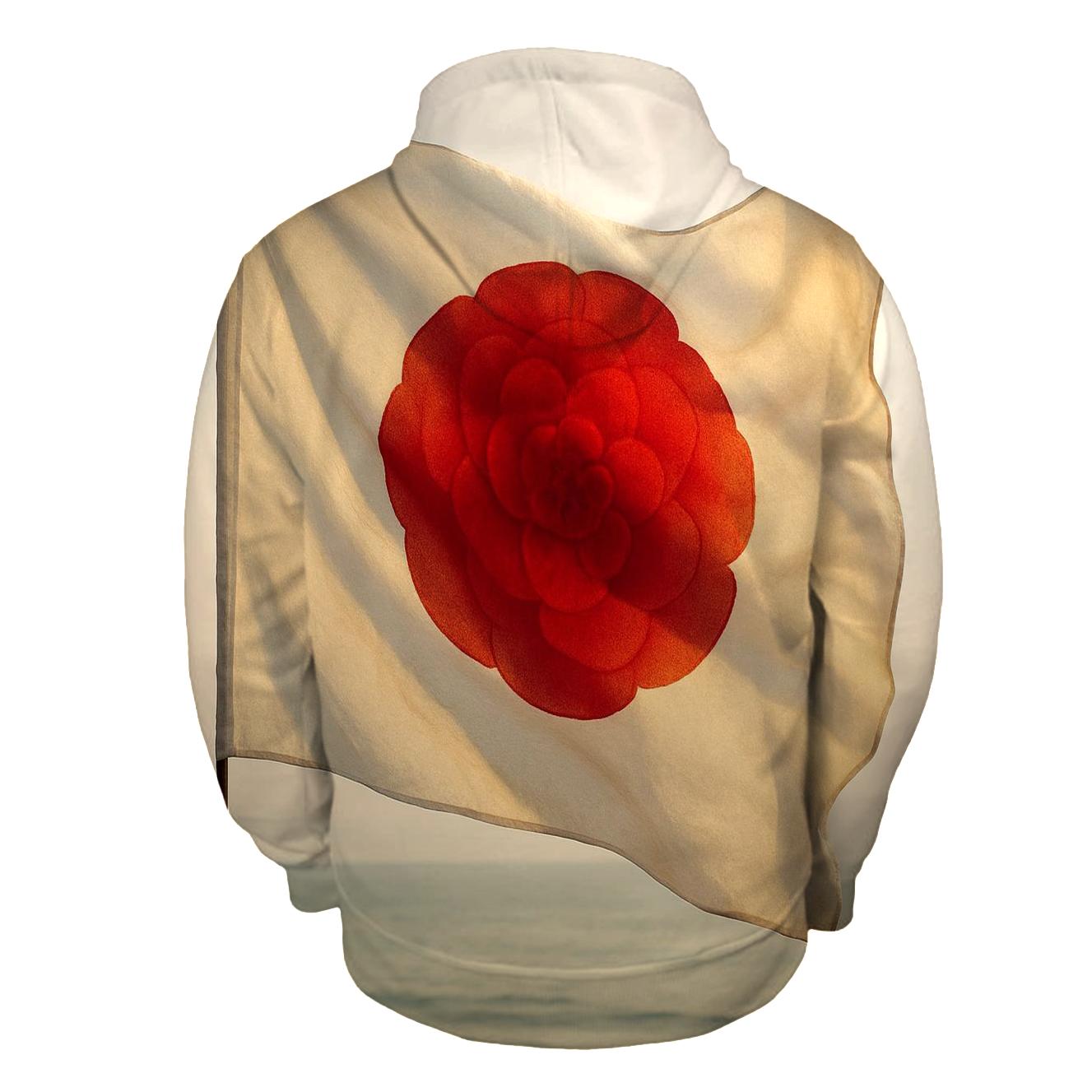 Rising Sun Fabric Bloom Japan custom hoodies