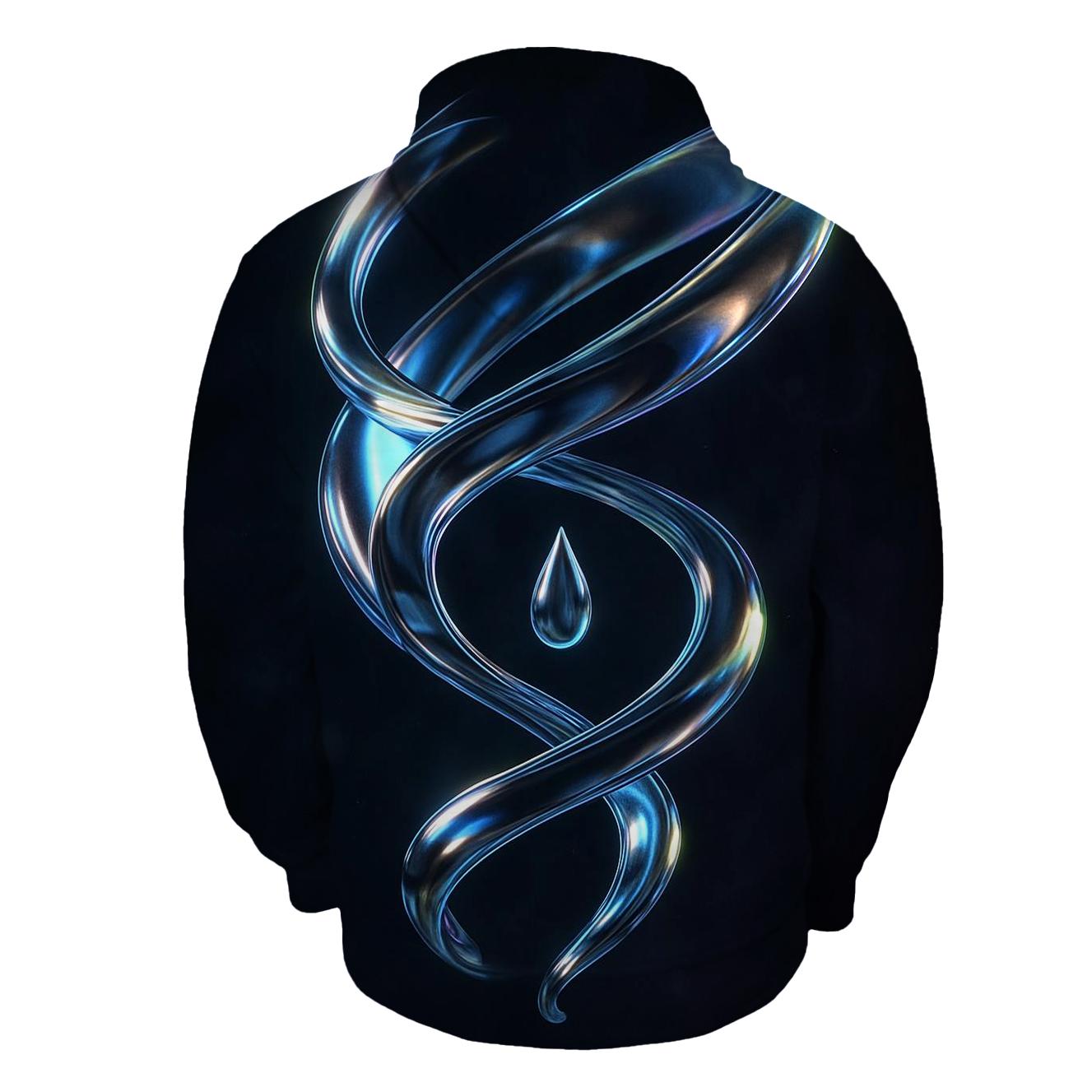 Molten Aurora Sculpture hoodies fashion