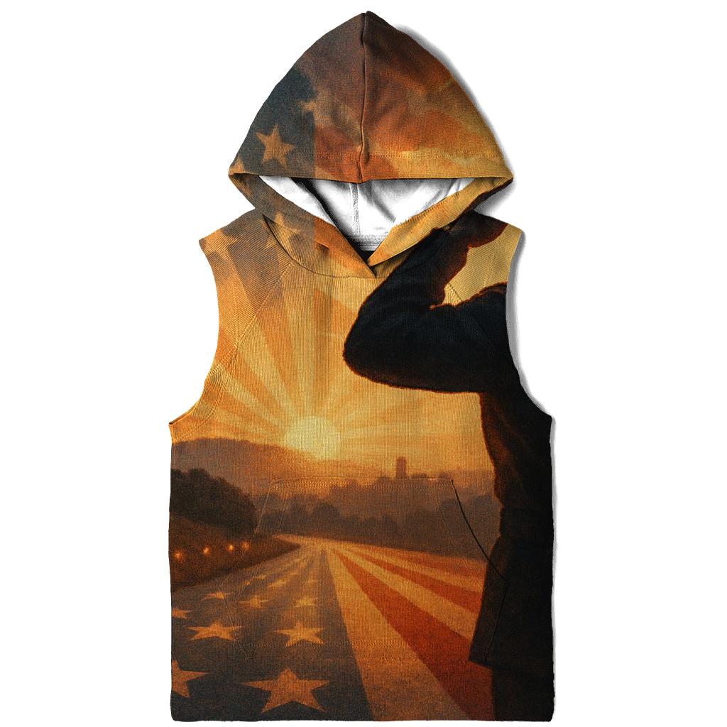 Homecoming Salute In The Flag Light pullover hoodies