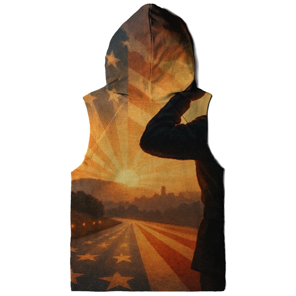 Homecoming Salute In The Flag Light pullover hoodies