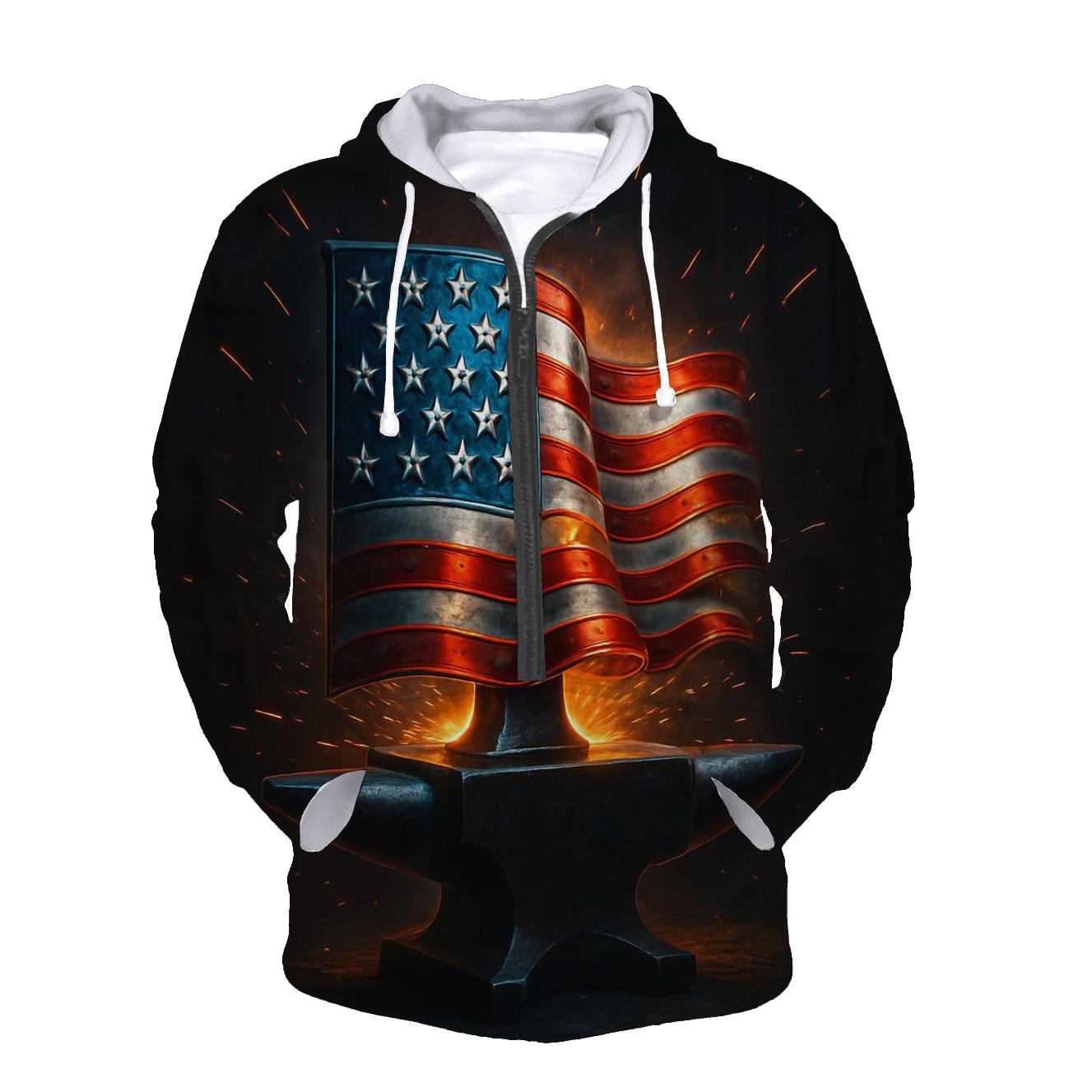 Forge Bright Banner designer hoodies