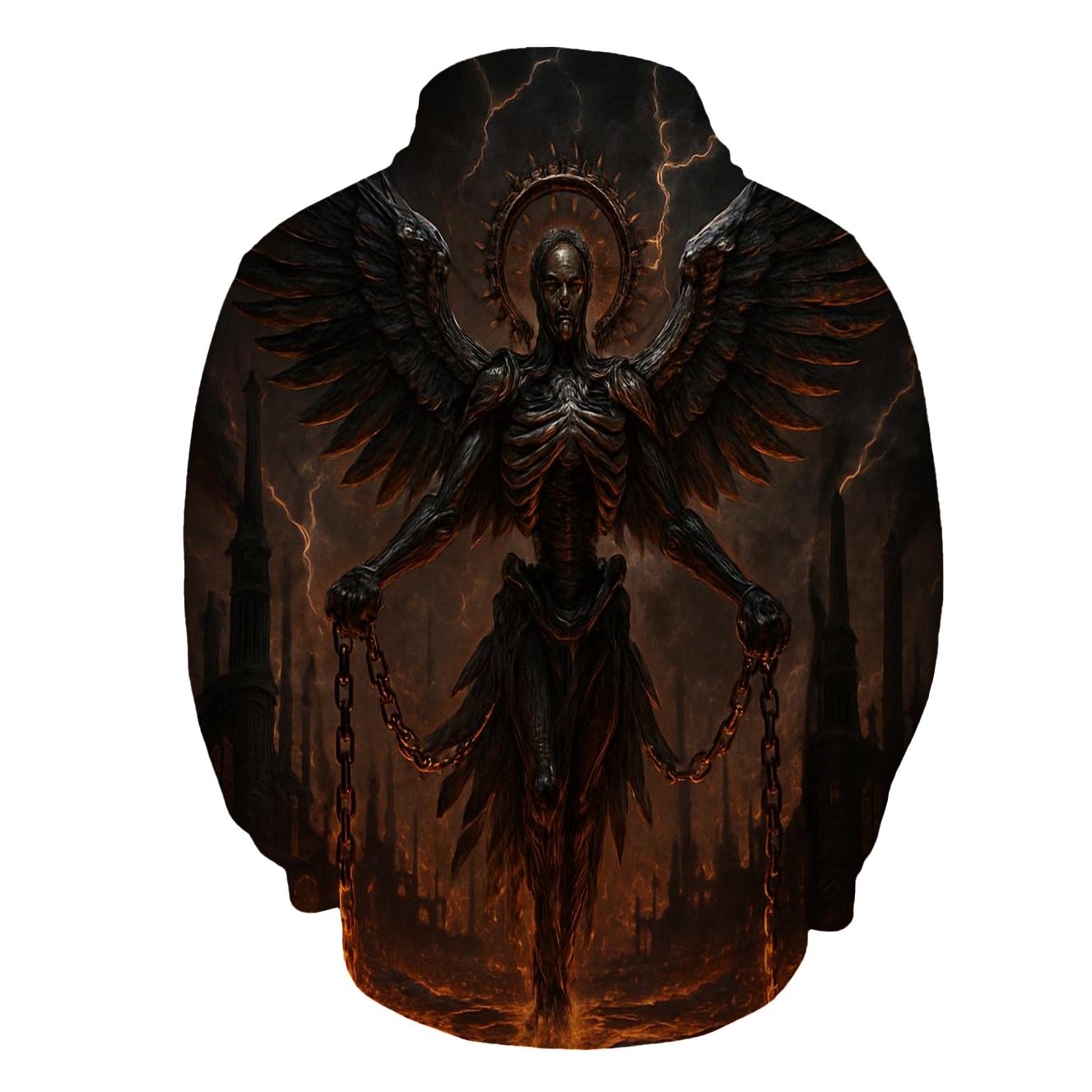 Iron Seraph Of The Furnace Abyss printed hoodies