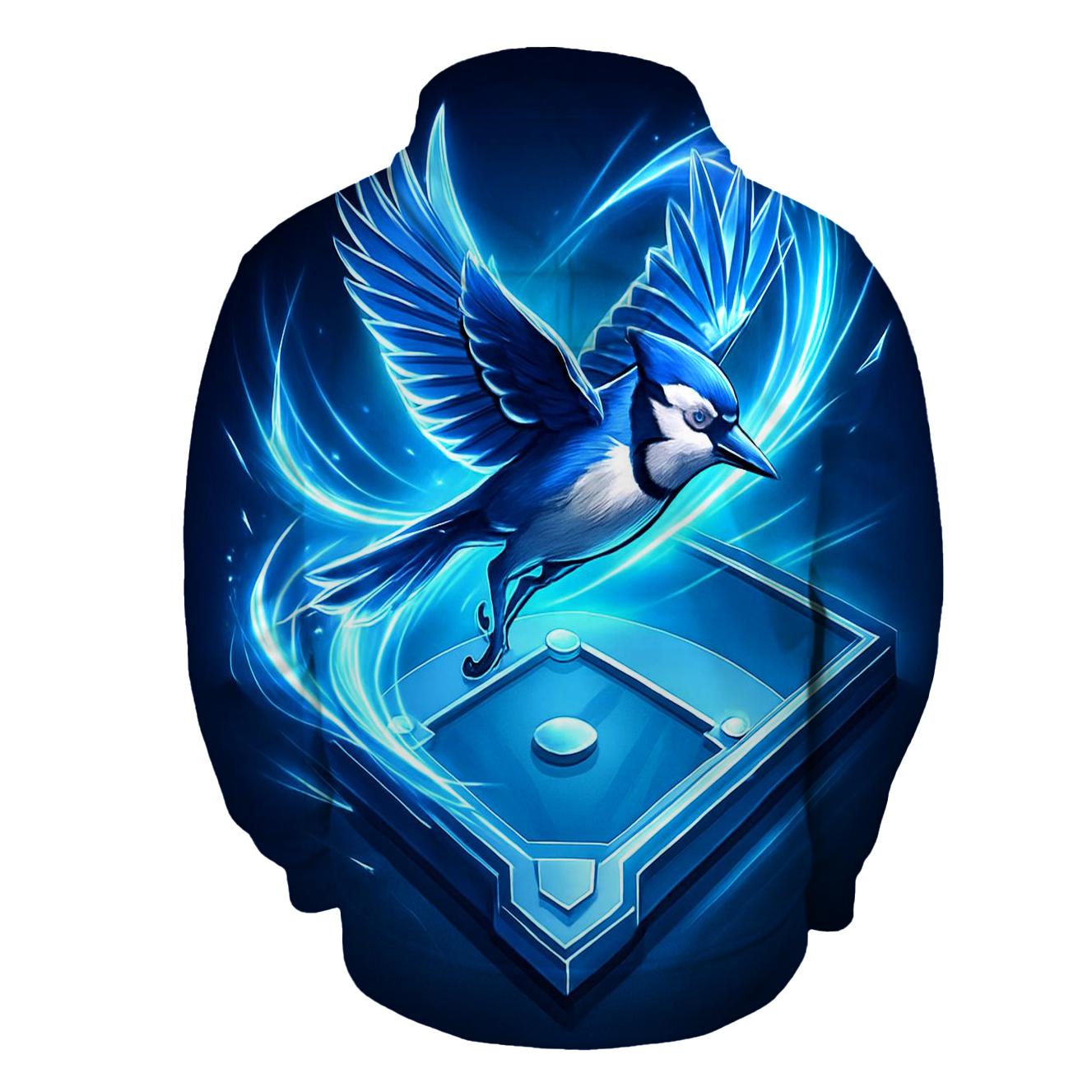 Diamond Pulse Blue Jays Lightburst hoodie styles
