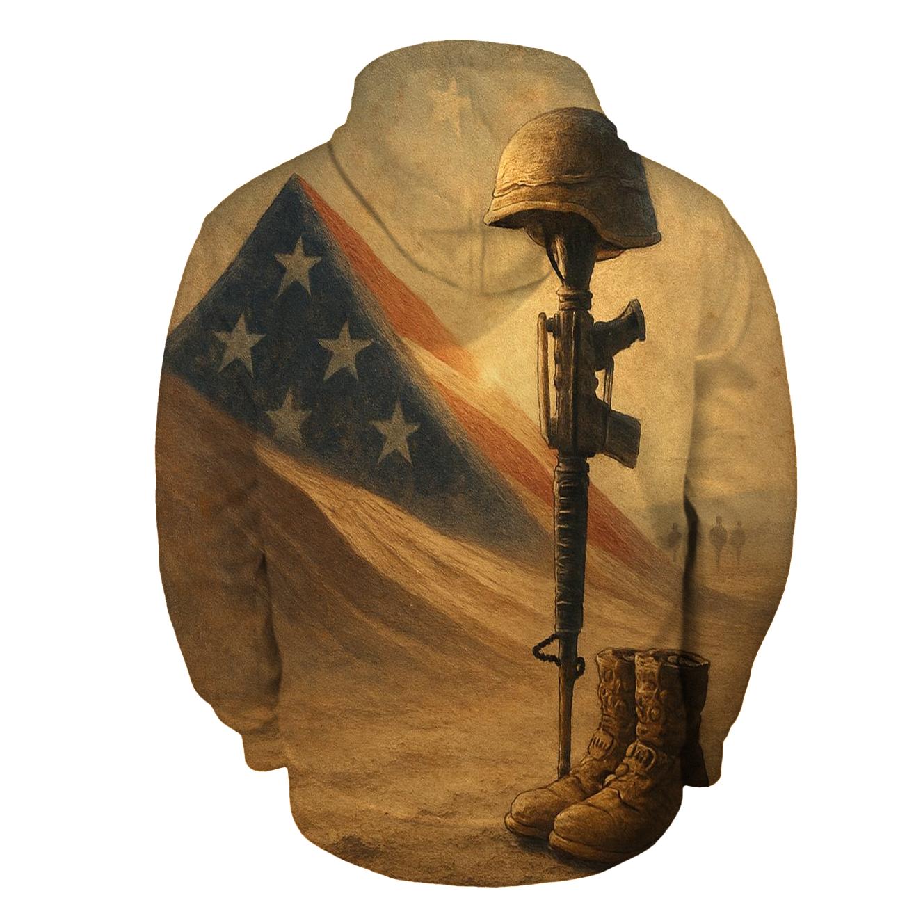 Desert Crosswind Flag Of Sand And Steel lightweight hoodies