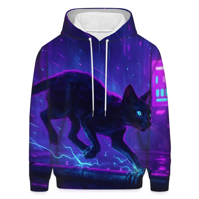 Neon Alley Whisker Runner embroidered hoodies