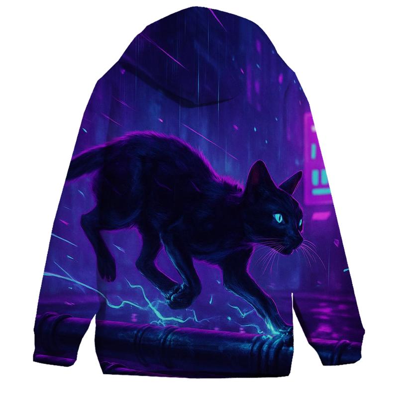 Neon Alley Whisker Runner embroidered hoodies