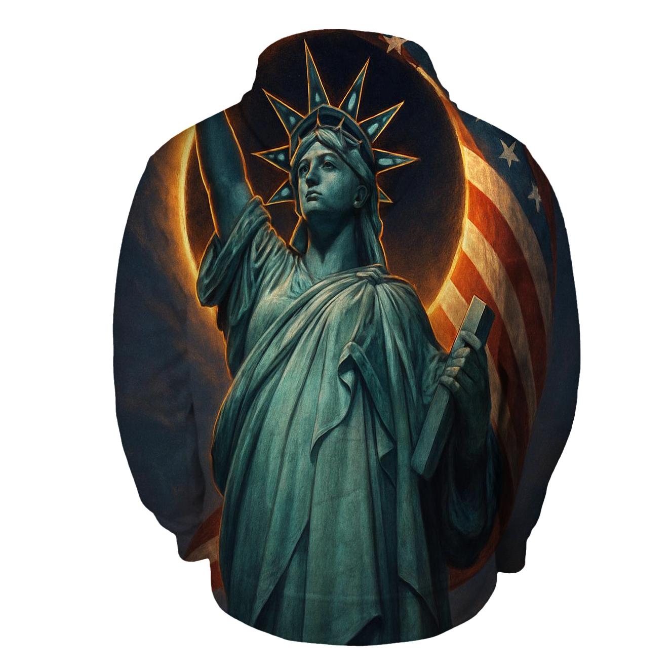 Liberty Eclipse Radiance printed hoodies