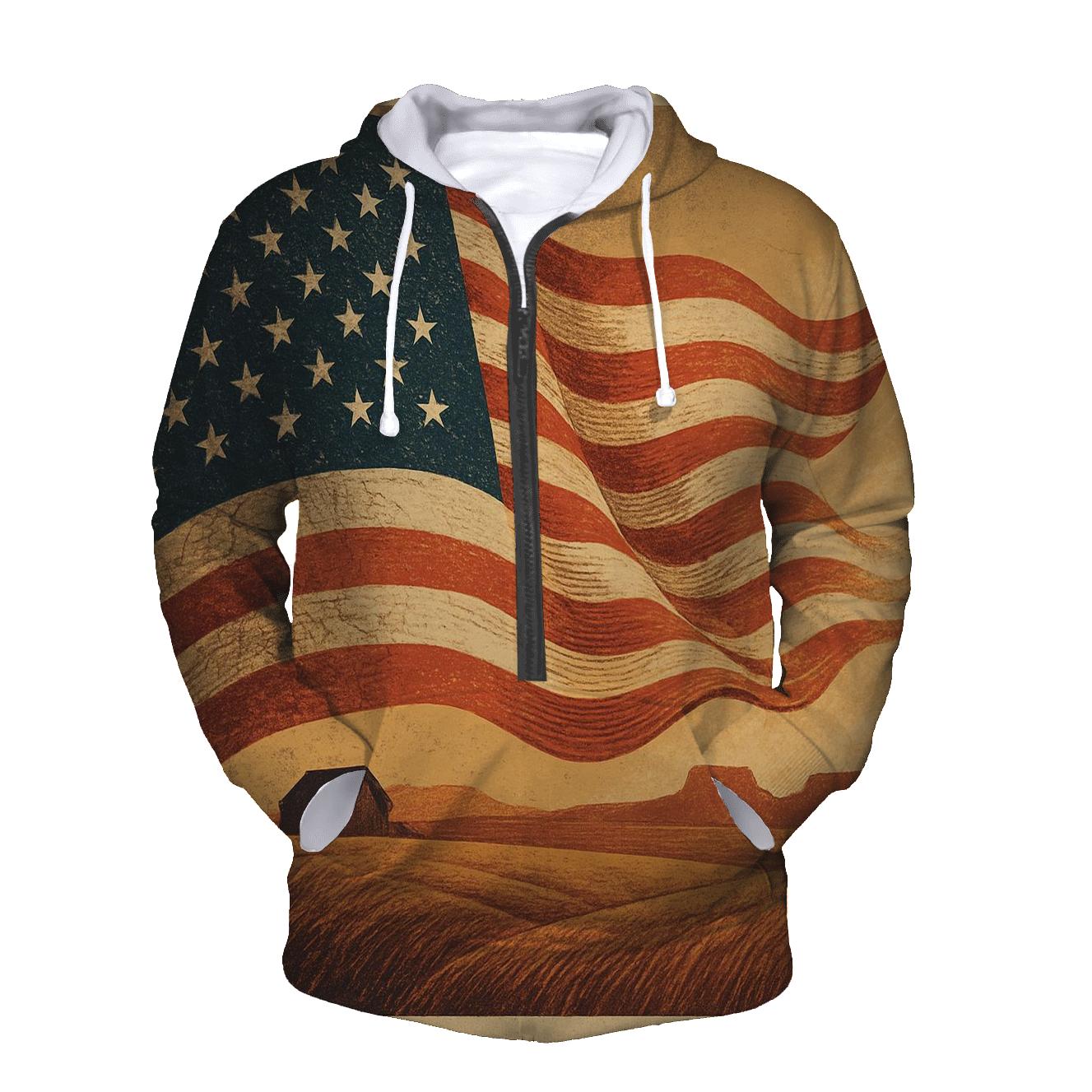 Prairie Wind Heritage Crest embroidered hoodies