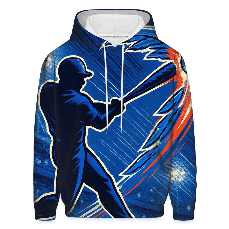 Blue Jays Meteor Swing Silhouette printed hoodies