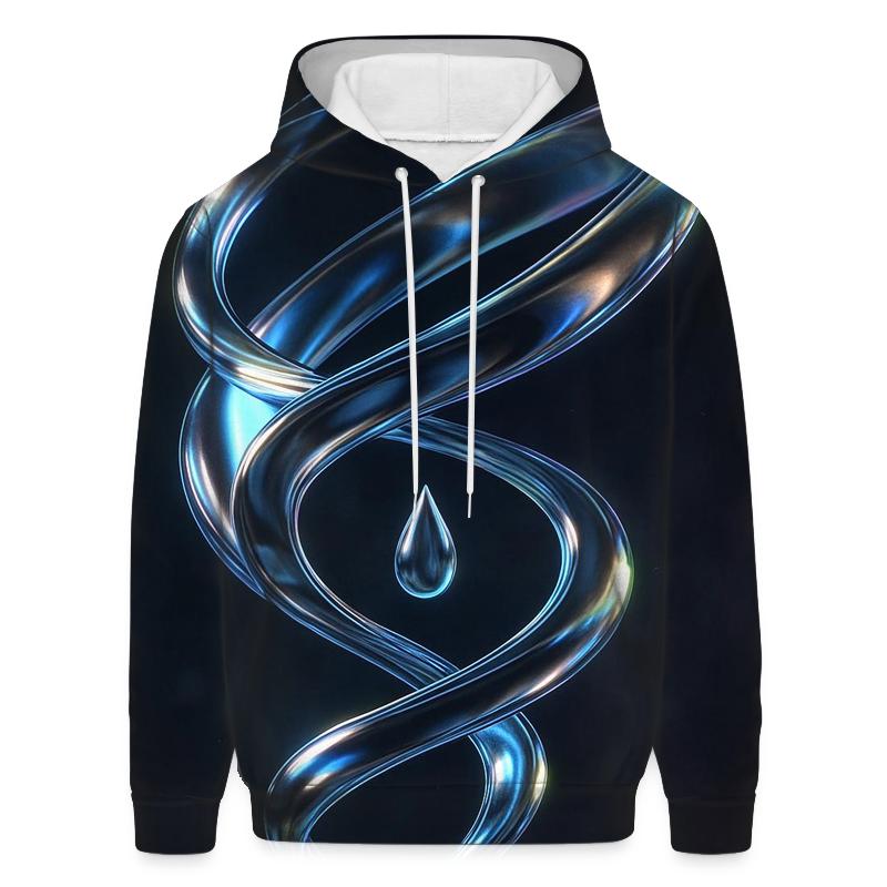 Molten Aurora Sculpture pullover hoodies