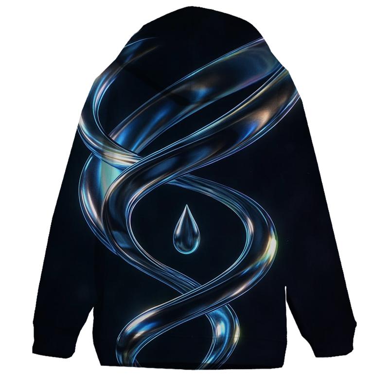 Molten Aurora Sculpture pullover hoodies