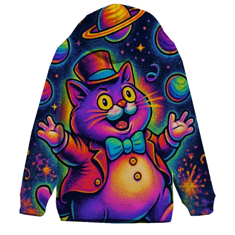 Carnival Cat Juggler Of Planets hoodie designs