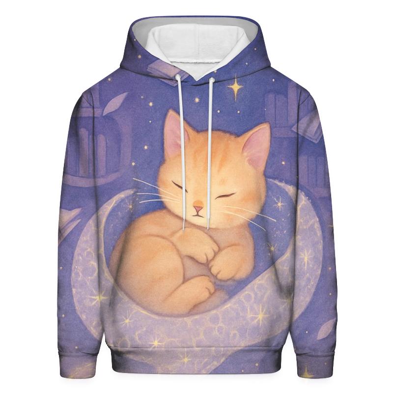 Starlace Library Cat Nap hoodie styles