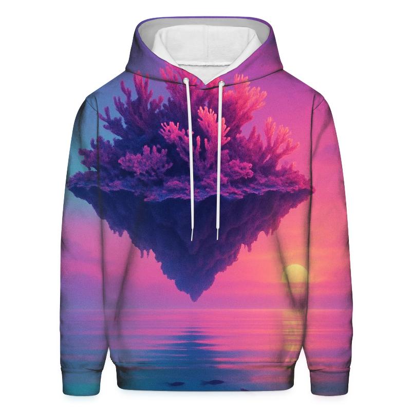 Aurora Reef Sunset Drift lightweight hoodies