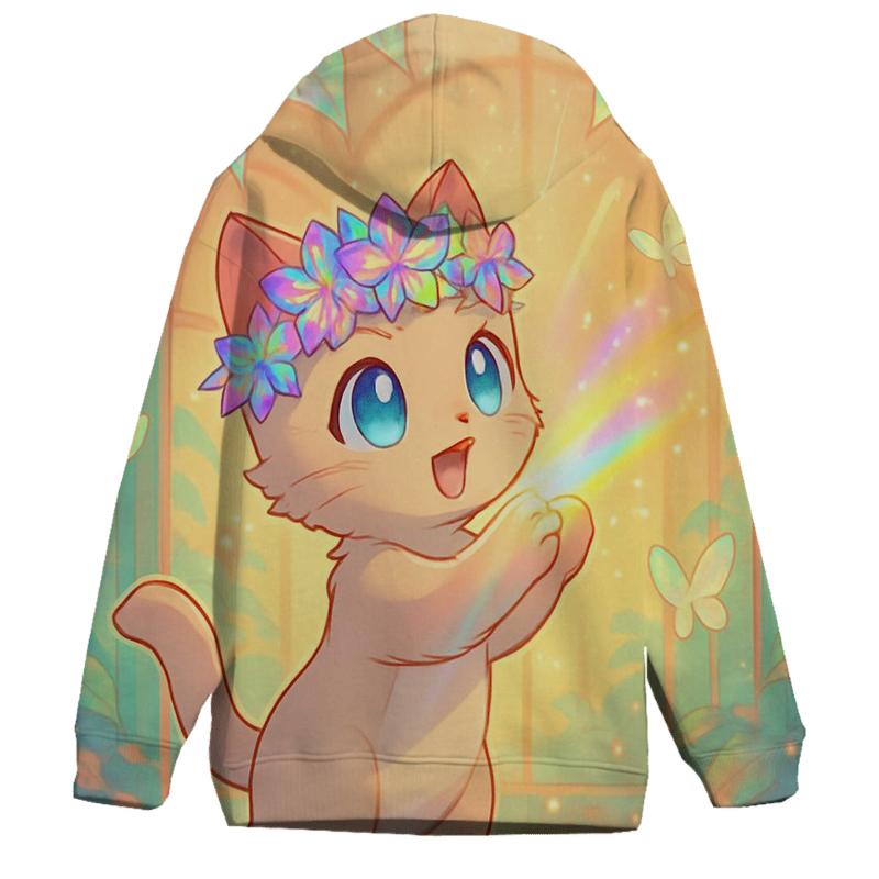 Garden Prism Crown Kitten hoodie styles