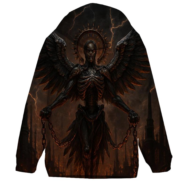 Iron Seraph Of The Furnace Abyss premium hoodies