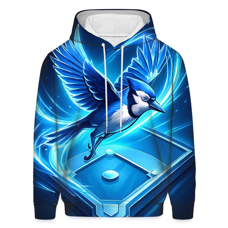 Diamond Pulse Blue Jays Lightburst pullover hoodies