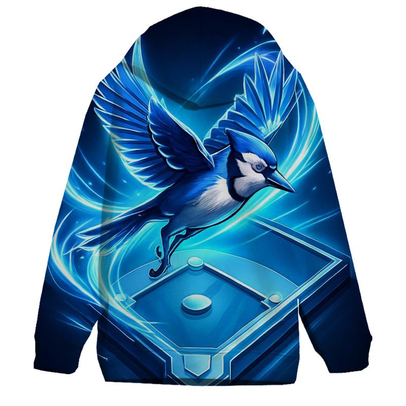 Diamond Pulse Blue Jays Lightburst pullover hoodies