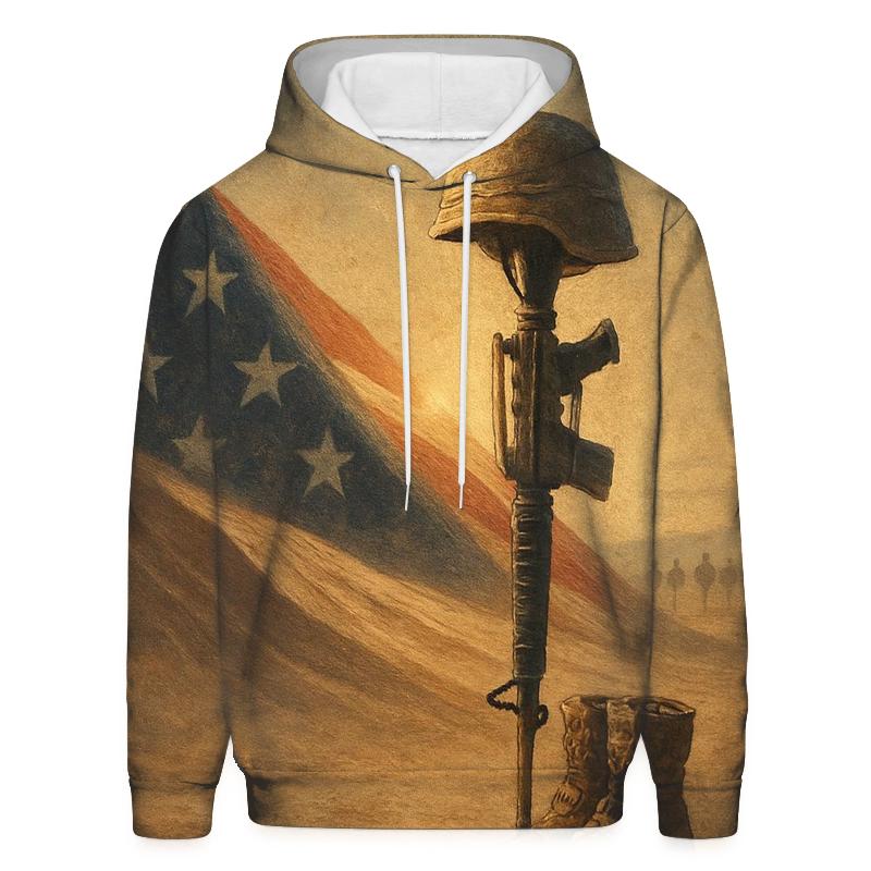 Desert Crosswind Flag Of Sand And Steel heavyweight hoodies