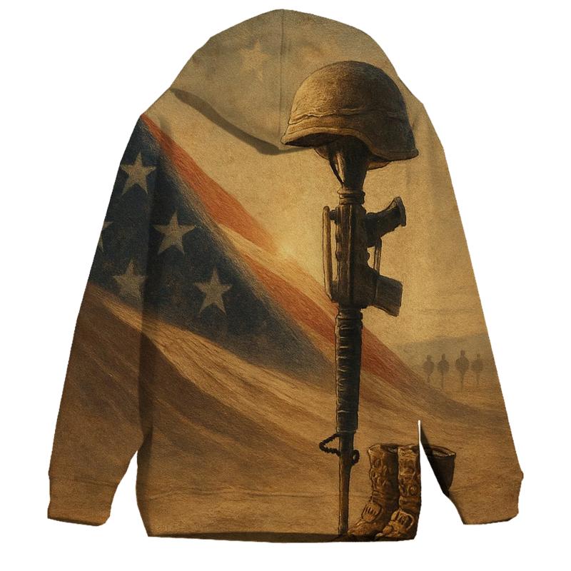 Desert Crosswind Flag Of Sand And Steel heavyweight hoodies