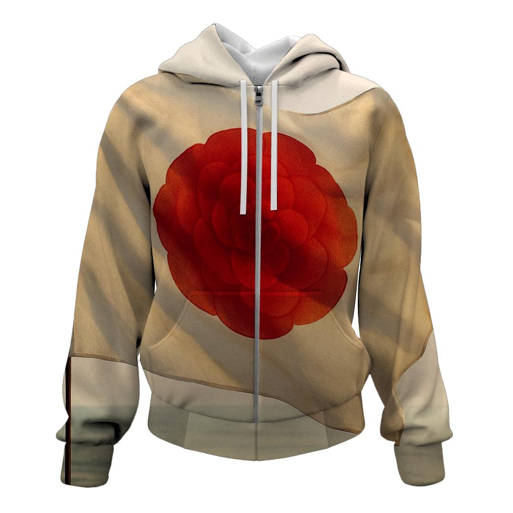 Rising Sun Fabric Bloom Japan custom hoodies