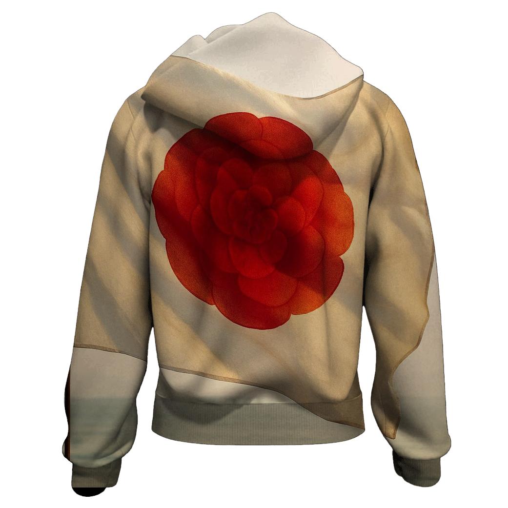 Rising Sun Fabric Bloom Japan custom hoodies