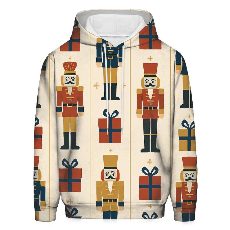 Nutcracker Parade Stripe Grid hoodies fashion