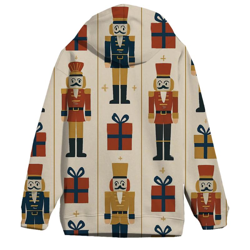 Nutcracker Parade Stripe Grid hoodies fashion