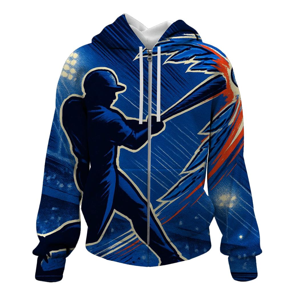 Blue Jays Meteor Swing Silhouette premium hoodies