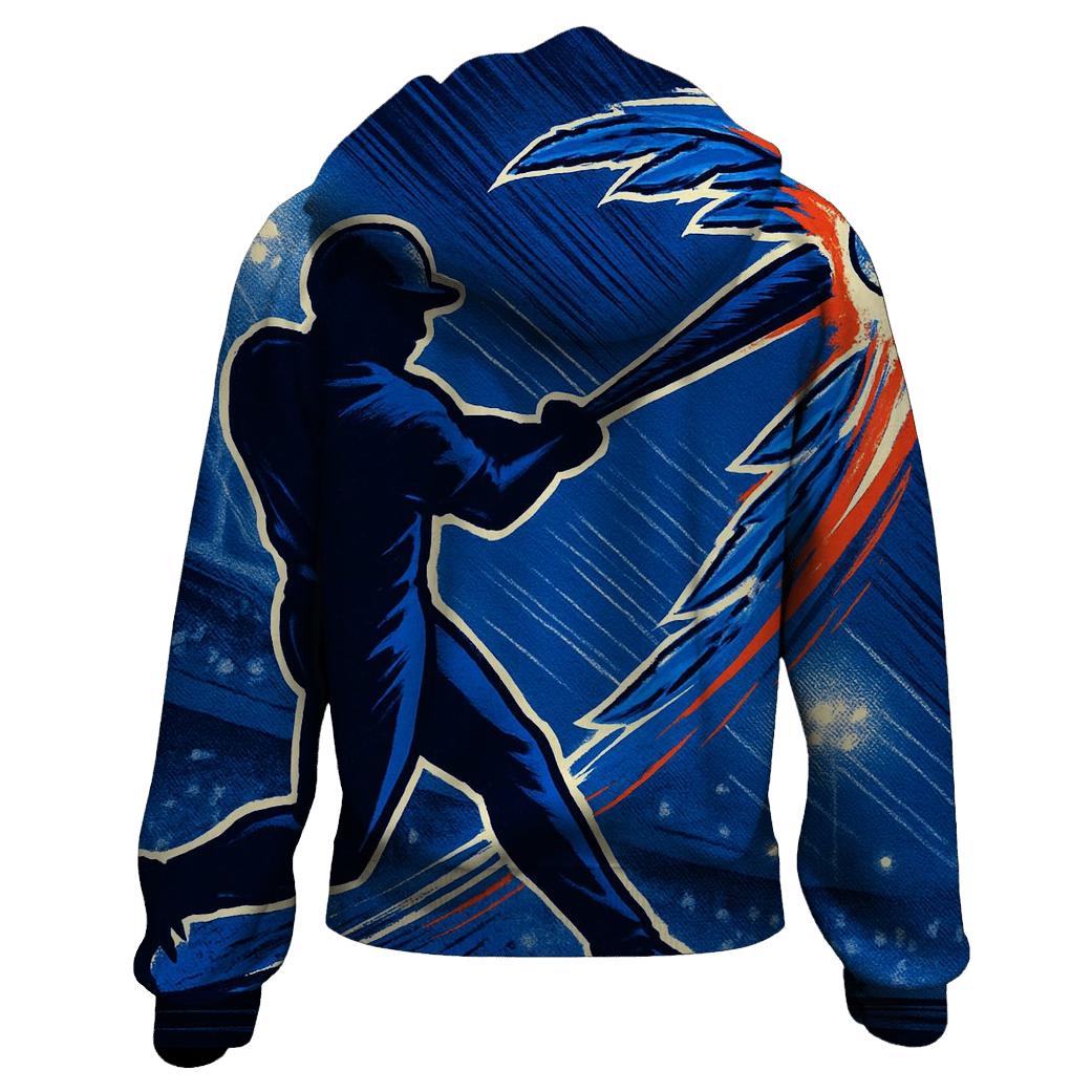 Blue Jays Meteor Swing Silhouette premium hoodies