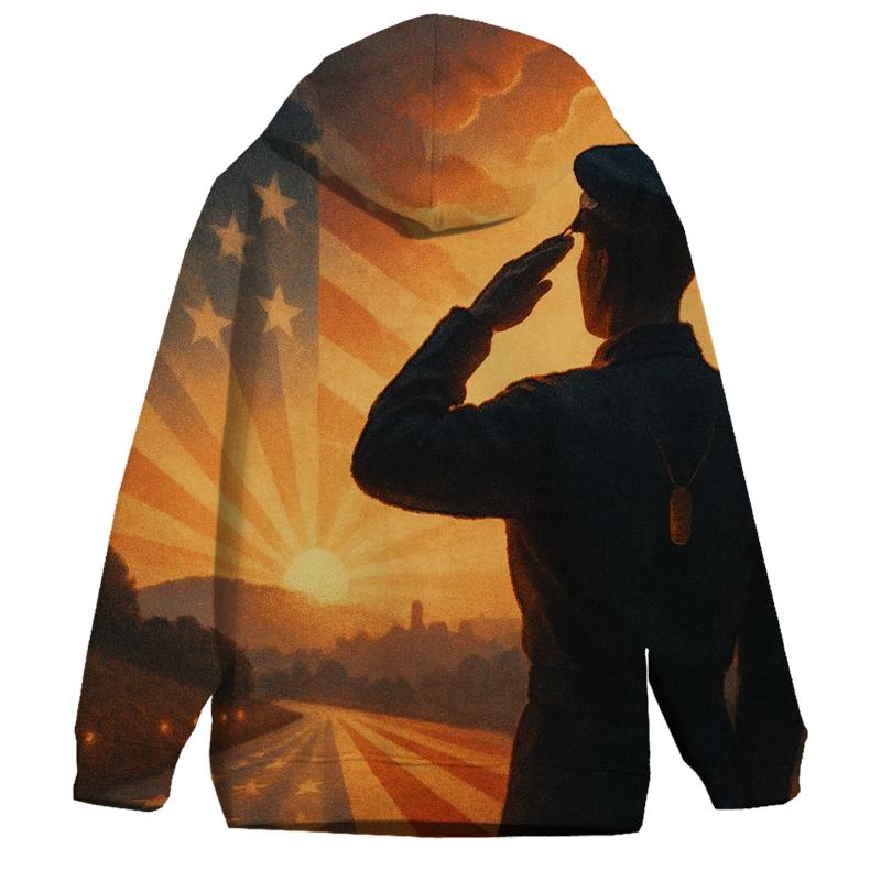 Homecoming Salute In The Flag Light hoodie trends