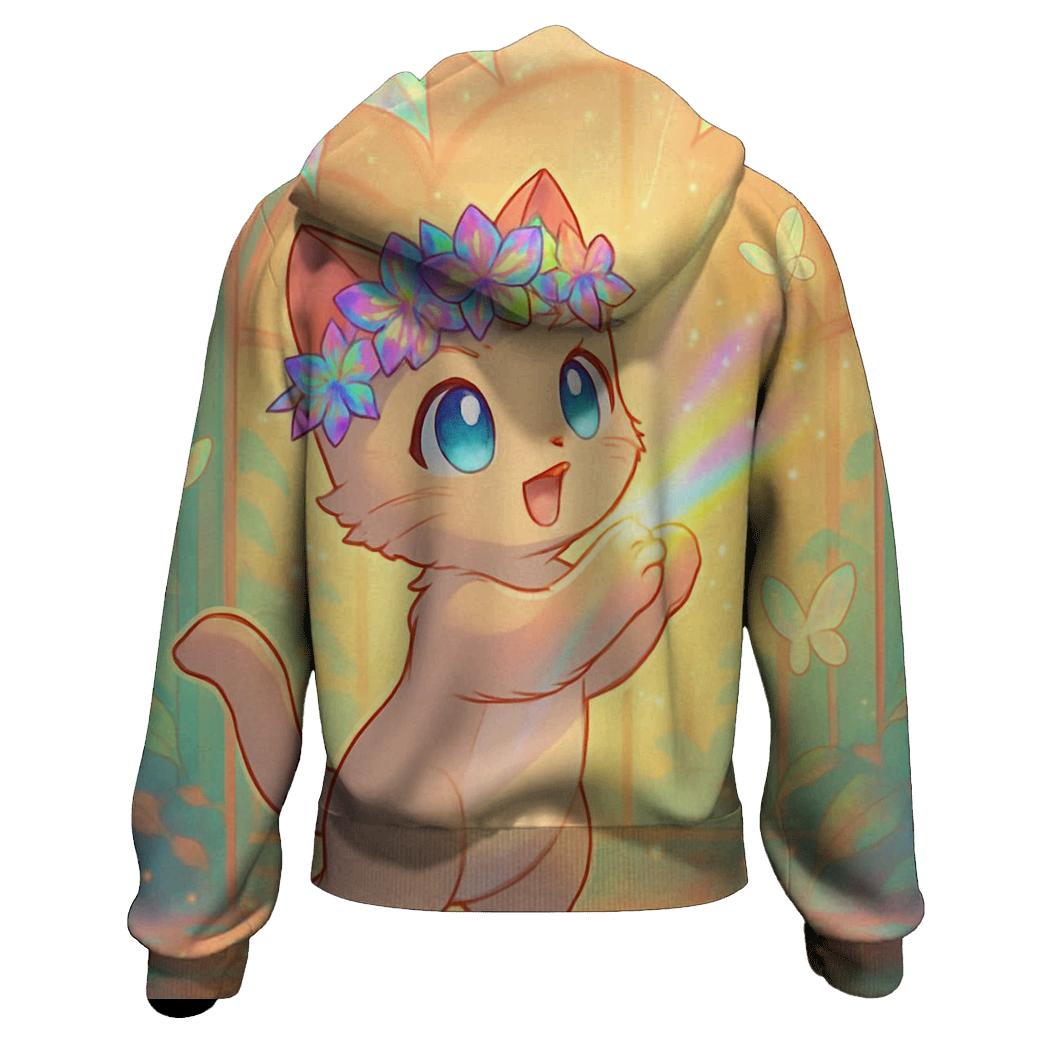 Garden Prism Crown Kitten hoodie styles