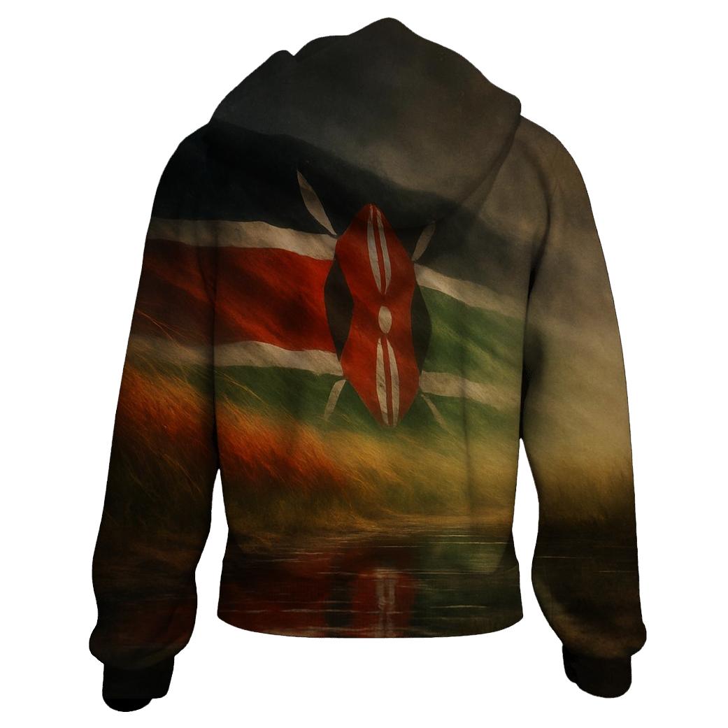 Savanna Mirage Flag Kenya hoodie trends