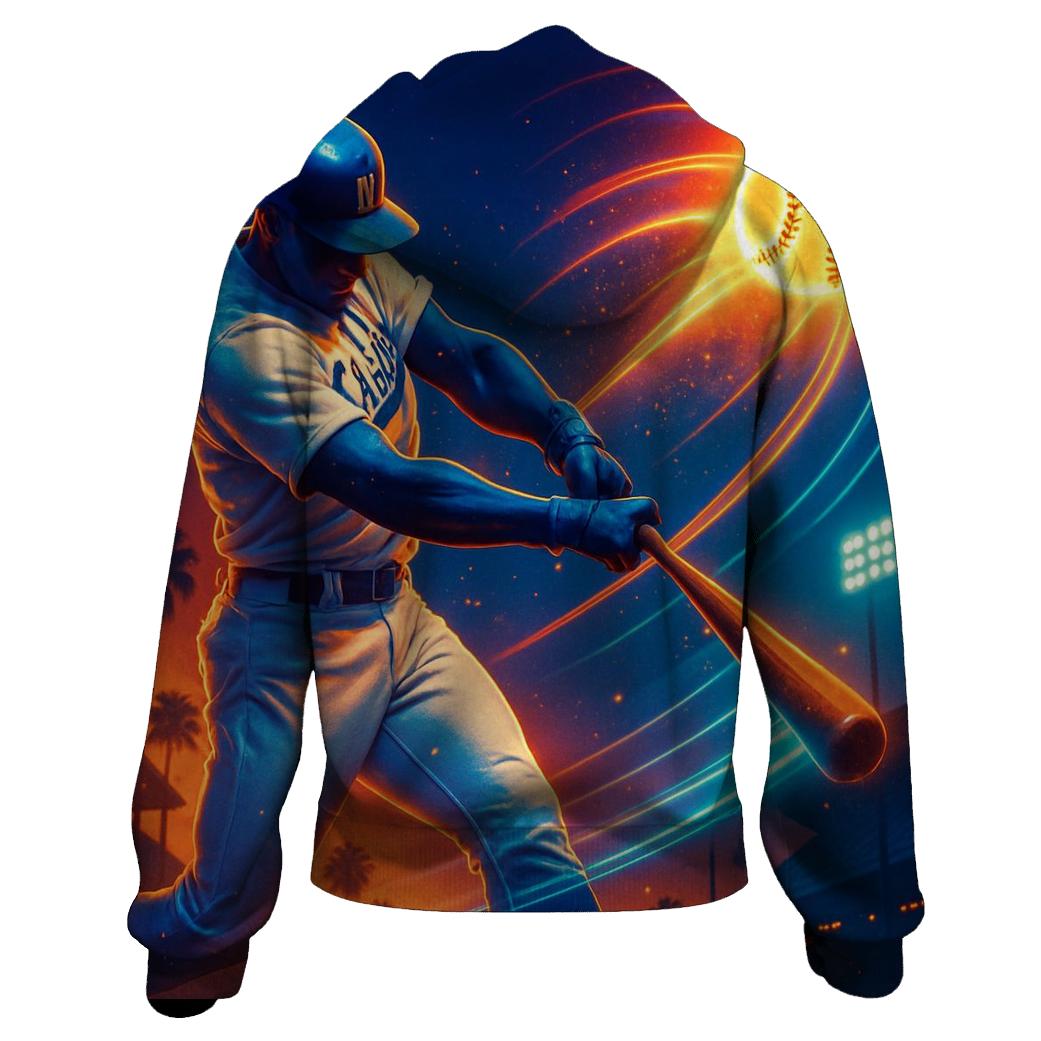 Sunset Seamstorm Batter Clash graphic hoodies