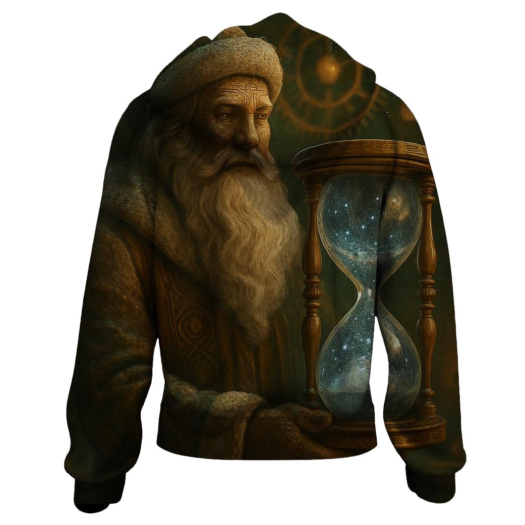 Frosted Workshop Timekeeper Santa lightweight hoodies
