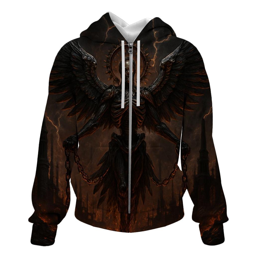 Iron Seraph Of The Furnace Abyss premium hoodies