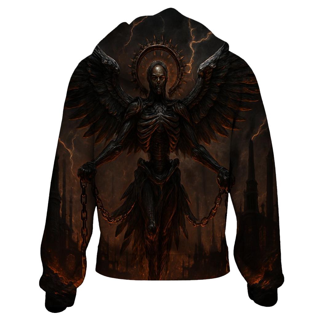 Iron Seraph Of The Furnace Abyss premium hoodies