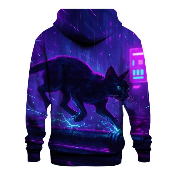 Neon Alley Whisker Runner hoodie designs