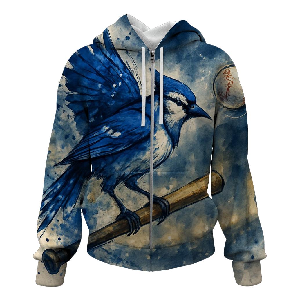 Bat Perch Blue Jays Storm Horizon graphic hoodies