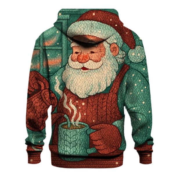 Aurora Cocoa Cabin Santa pullover hoodies