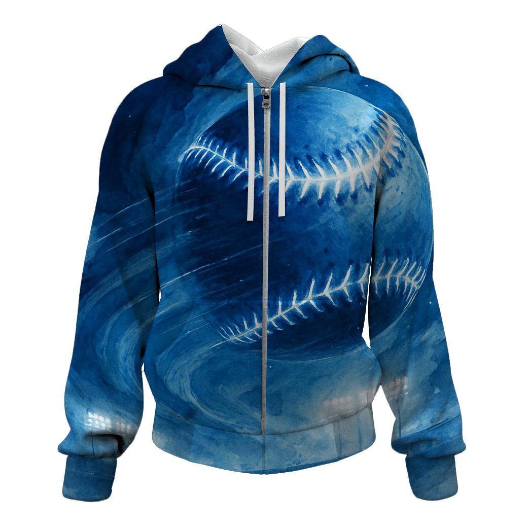 Midnight Curveball Through Cloud Canyon lightweight hoodies