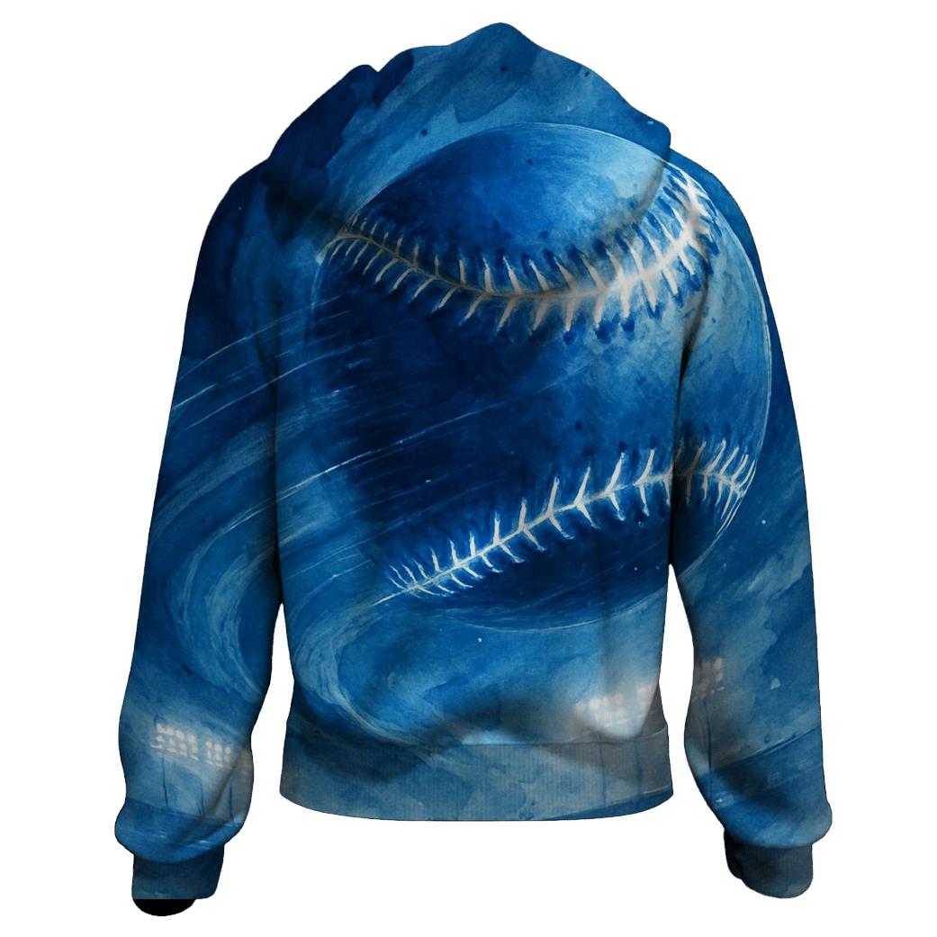 Midnight Curveball Through Cloud Canyon lightweight hoodies