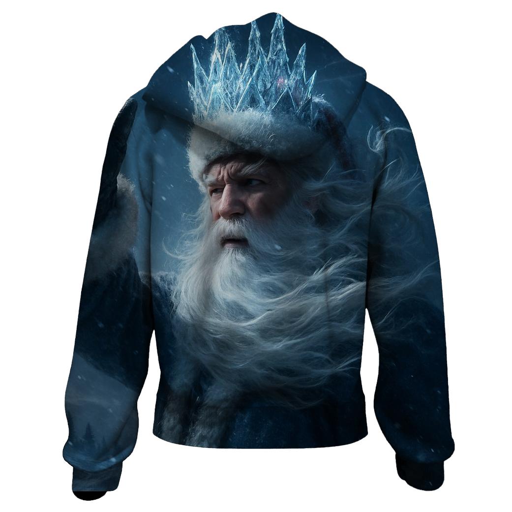 Blizzard Crown Santa Of The Northern Wilds zip-up hoodies