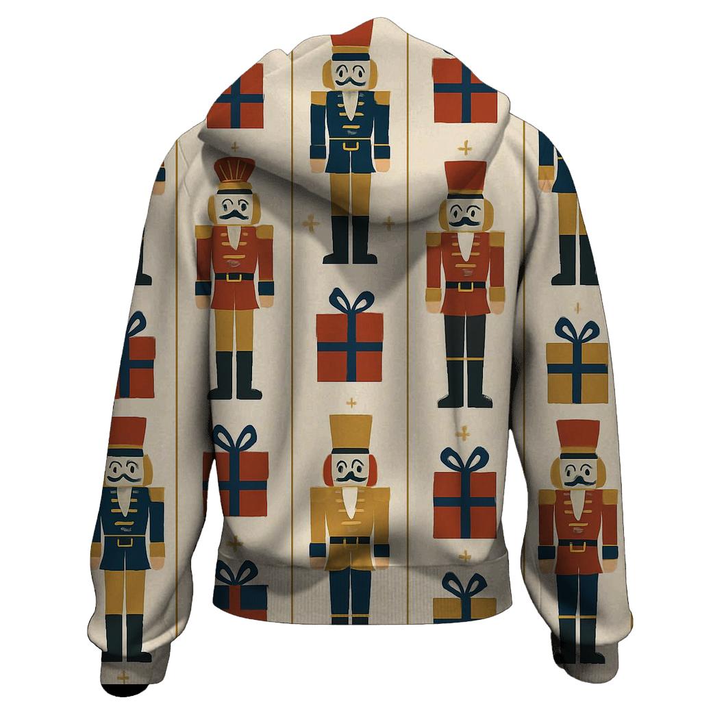 Nutcracker Parade Stripe Grid premium hoodies