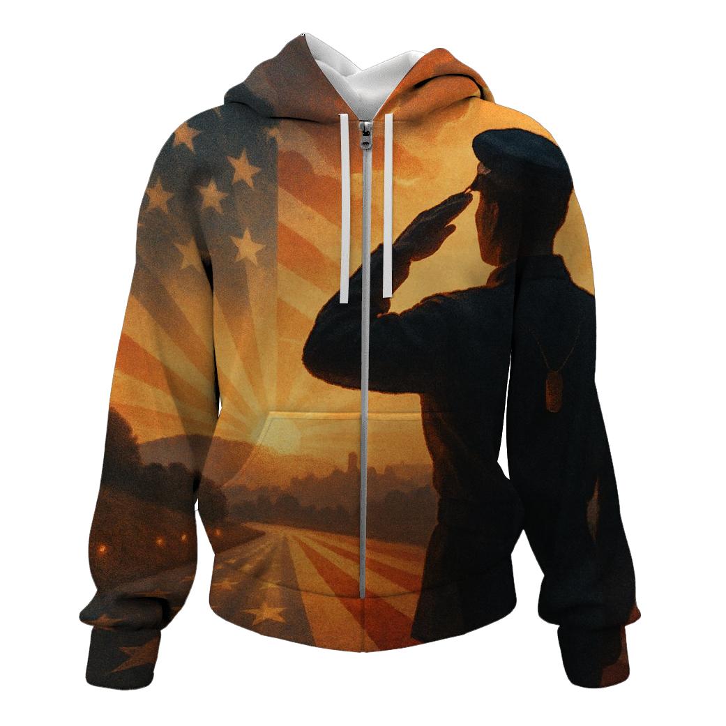 Homecoming Salute In The Flag Light hoodie trends